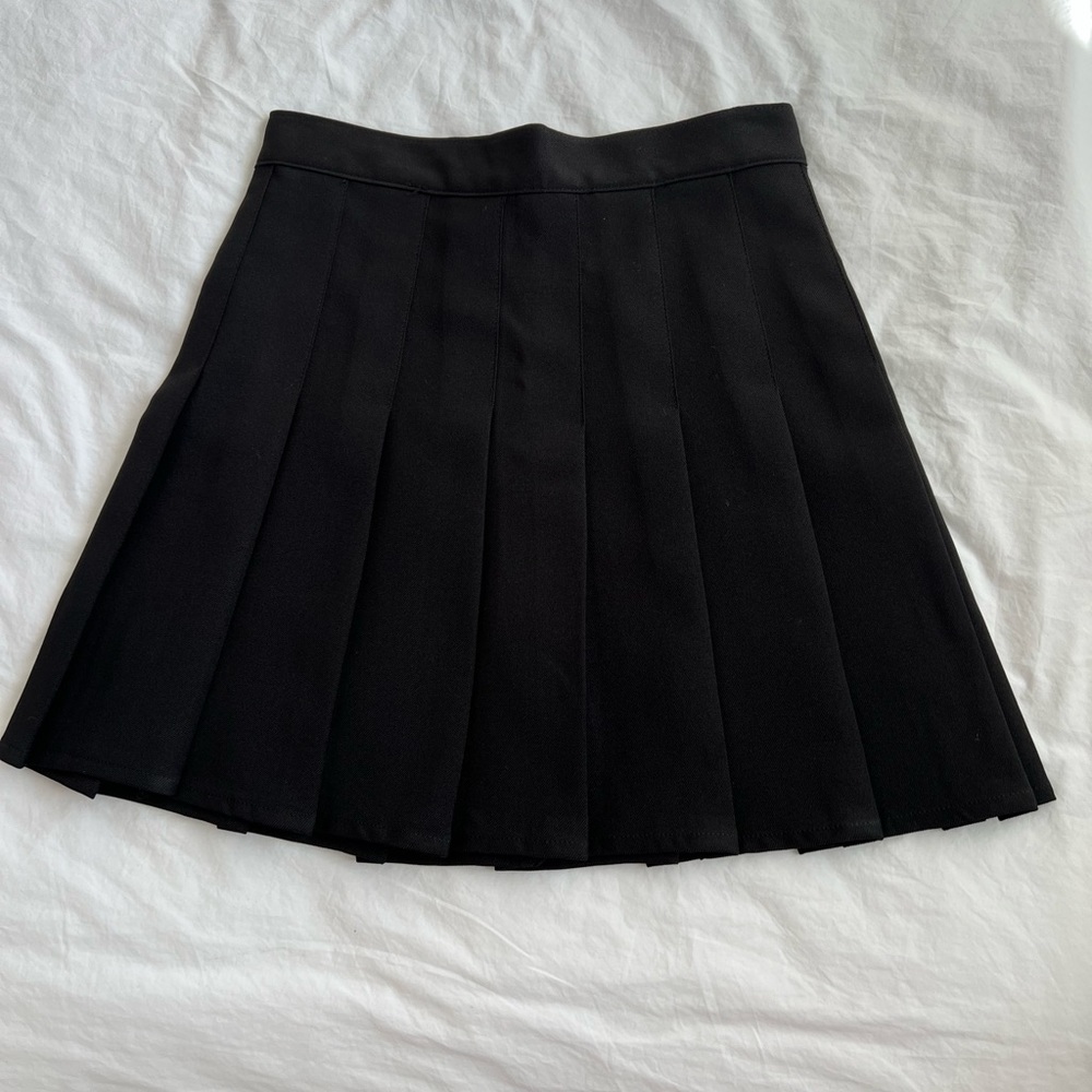 Pleated Mini Skirt